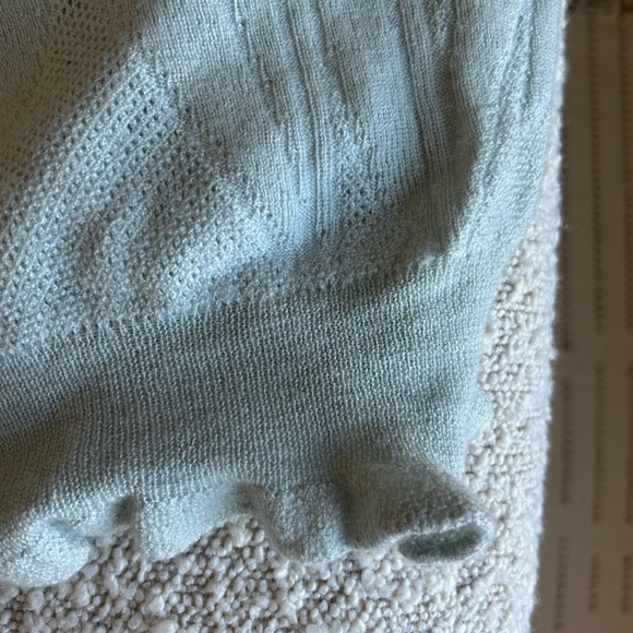 Louis Vuitton vintage pale green cashmere sweater blouse top - Picture 6 of 8